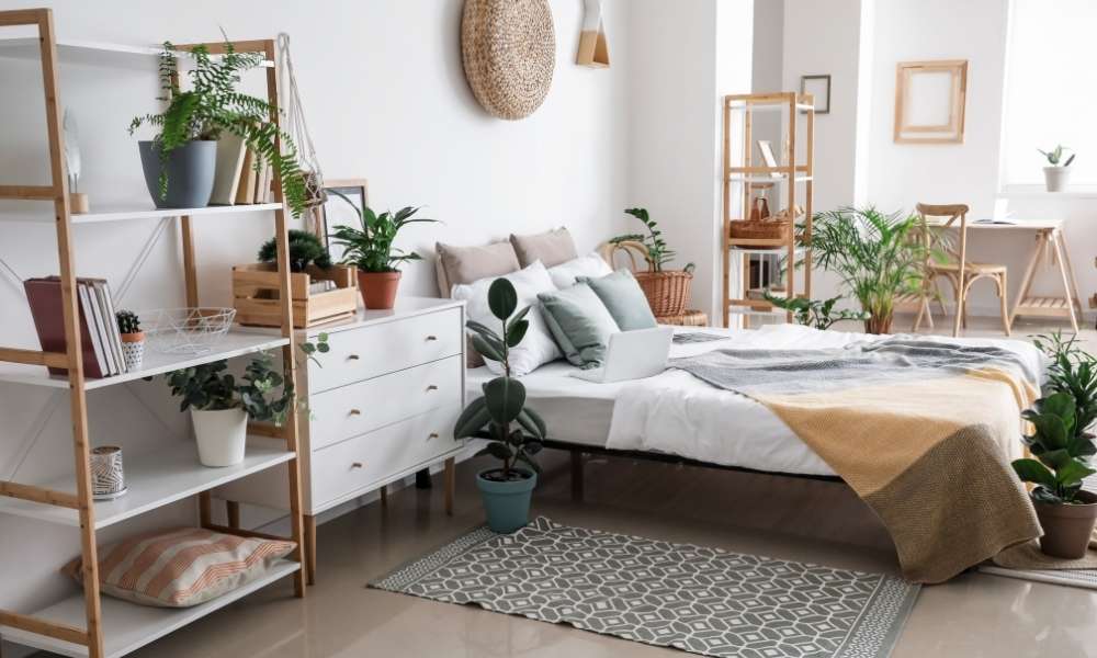 Add a Few Potted Plants Of Small Bedroom