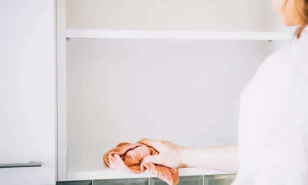 Clean The Inside Of The Kitchen Cabinets