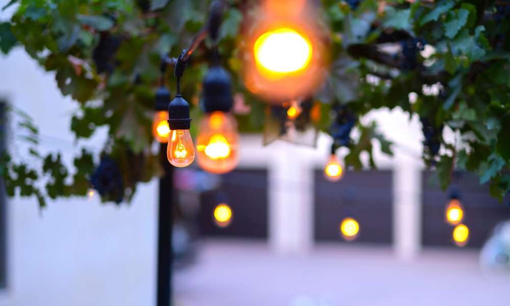 How To String Outdoor Lights Without Trees
