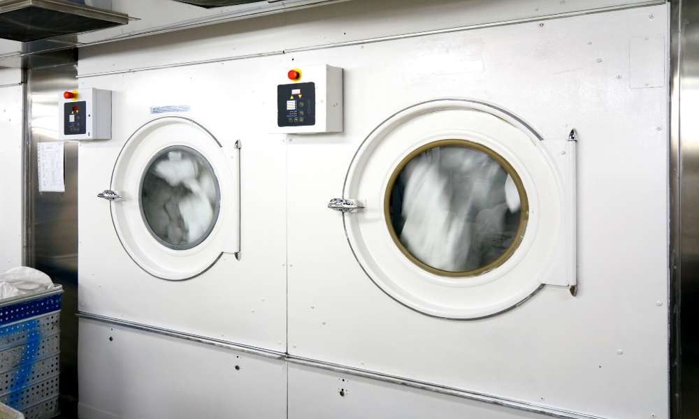 Install Top Load Washing Machine To Make Laundry Room Organization