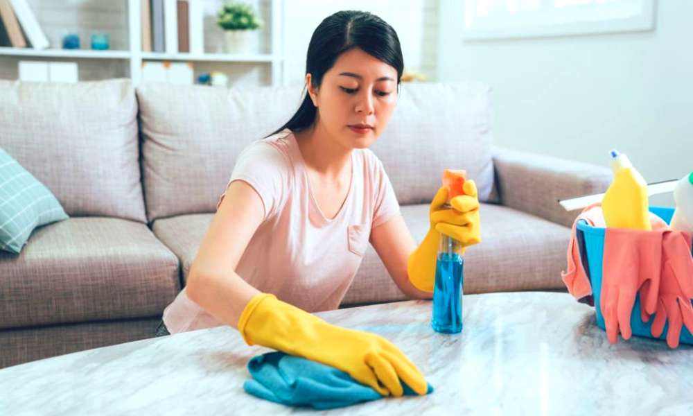 Cleaning A Marble Table